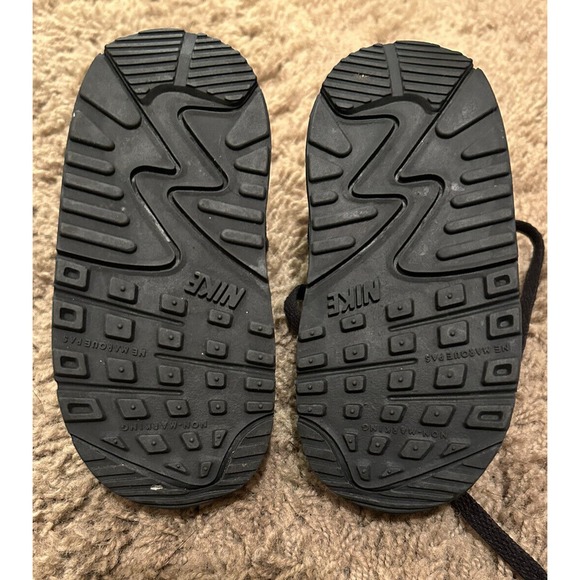 NIKE Little Max 90 sneaker Shoes 307795 BLACK Size US 5C Toddler HARDLY WORN Y22 - Picture 5 of 5